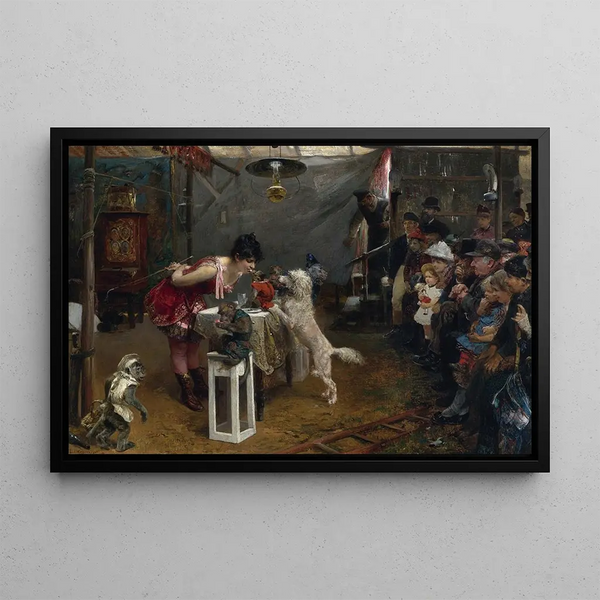 Tours de foire - Paul Friedrich Meyerheim — kehystetty taideteos seinällä