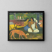 Joie d'Arearea - Paul Gauguin — kehystetty taideteos seinällä