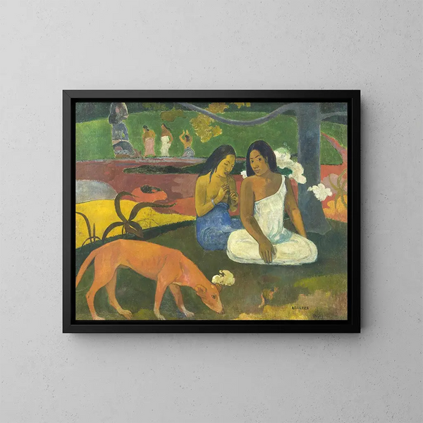 Joie d'Arearea - Paul Gauguin — kehystetty taideteos seinällä