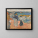 Rantamaisemakuva - Paul Gauguin — kehystetty taideteos seinällä