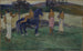 koostuu figuureista ja hevosesta - Paul Gauguin — näkymä teoksesta