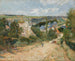Osnyn kylän sisäänkäynnistä - Paul Gauguin — näkymä teoksesta
