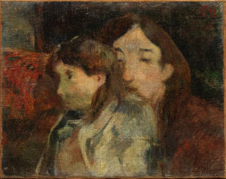 Figuurit sisätilassa - Paul Gauguin — näkymä teoksesta