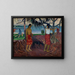 Le Raro te Oviri sous le Pandanus - Paul Gauguin — kehystetty taideteos seinällä