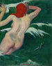 In the Waves Dans les Vagues - Paul Gauguin — näkymä teoksesta