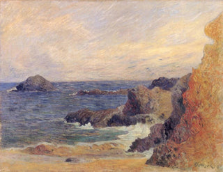La Côte rocheuse ou Rochers au bord de la mer - Paul Gauguin — näkymä teoksesta