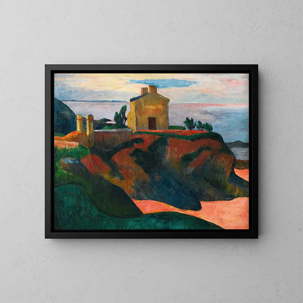 La Maison du Pandu - Paul Gauguin — kehystetty taideteos seinällä