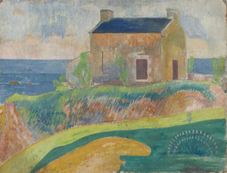 La Maison du pendu - Paul Gauguin — näkymä teoksesta