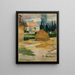 Paysage près d'Arles - Paul Gauguin — kehystetty taideteos seinällä
