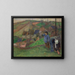 Bretagne maisema - Paul Gauguin — kehystetty taideteos seinällä