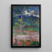 Maisema hevosen kanssa - Paul Gauguin — kehystetty taideteos seinällä