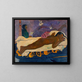 Sielu esi-isiensä - Paul Gauguin — kehystetty taideteos seinällä