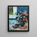 Nature morte avec pivoines de Chine et mandoline - Paul Gauguin — kehystetty taideteos seinällä