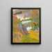 Pêcheur et baigneurs sur l'Aven - Paul Gauguin — kehystetty taideteos seinällä