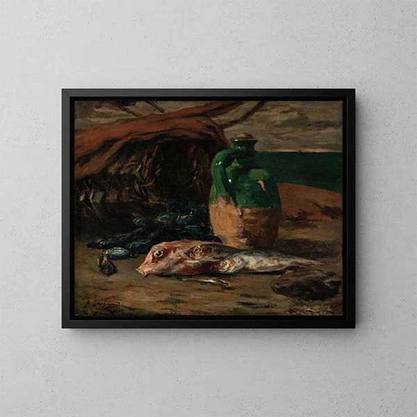 Luontokuvitus - Paul Gauguin — kehystetty taideteos seinällä