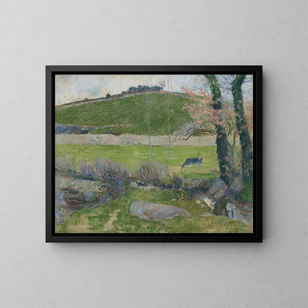 Sur l'Aven en amont de Pont-Aven - Paul Gauguin — kehystetty taideteos seinällä