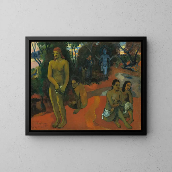 Les Eaux Délectables de Te Pape Nave Nave - Paul Gauguin — kehystetty taideteos seinällä