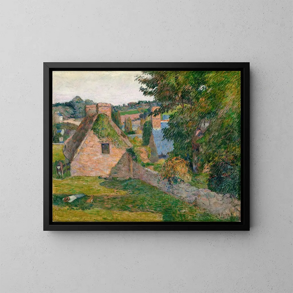 Le champ de DeroutLollichon - Paul Gauguin — kehystetty taideteos seinällä