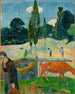 La vache rouge - Paul Gauguin — näkymä teoksesta