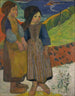Deux Bretonnes au bord de la mer - Paul Gauguin — näkymä teoksesta