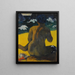 Femme à la plage Femme à la plage - Paul Gauguin — kehystetty taideteos seinällä