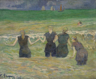 Naiset kylpemässä - Paul Gauguin — näkymä teoksesta