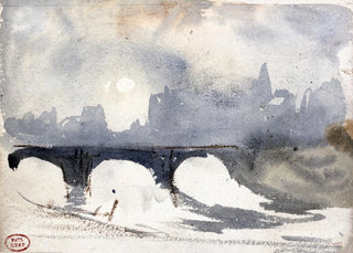 Paul Huet - Matine dhiver prs du Pont Neuf.webp