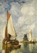 Navires amarrés au port - Paul Jean Clays — näkymä teoksesta