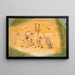 Abstrakti Trio - Paul Klee — kehystetty taideteos seinällä