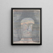 Tête d'athlète - Paul Klee — kehystetty taideteos seinällä