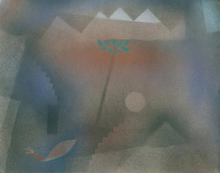 Lintu etääntymässä - Paul Klee — näkymä teoksesta