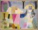 Kolonnit mustat maisemassa - Paul Klee — näkymä teoksesta