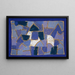 Nuit bleue - Paul Klee — kehystetty taideteos seinällä