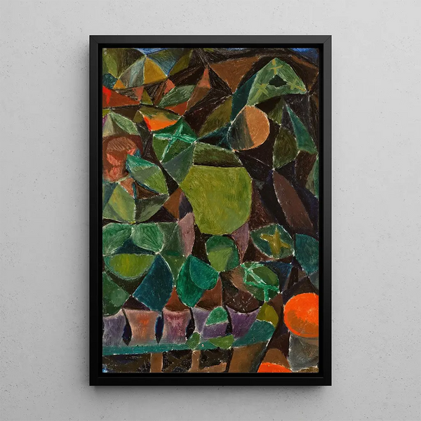 Kukkasilta - Paul Klee — kehystetty taideteos seinällä