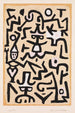Näyttelijöiden juliste - Paul Klee — kehystetty taideteos seinällä