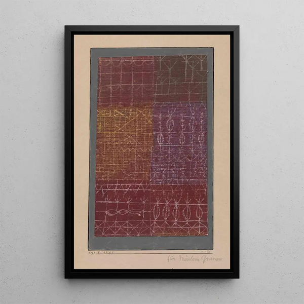 Verho - Paul Klee — kehystetty taideteos seinällä