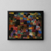 Syvä pathos - Paul Klee — kehystetty taideteos seinällä