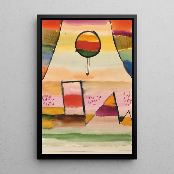 Ikkunan ilmapallo - Paul Klee — kehystetty taideteos seinällä