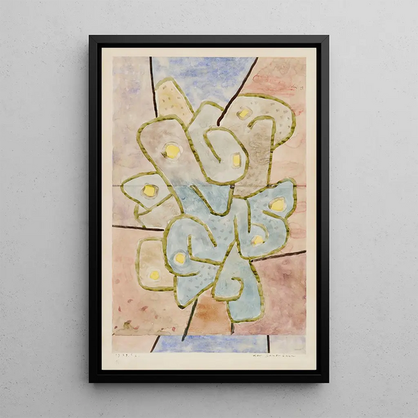 Hapan puu - Paul Klee — kehystetty taideteos seinällä