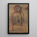 Lääkäri - Paul Klee — kehystetty taideteos seinällä