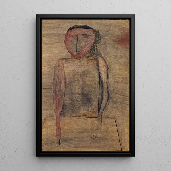 Lääkäri - Paul Klee — kehystetty taideteos seinällä