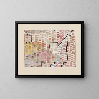 Fertilité entretenue - Paul Klee — kehystetty taideteos seinällä