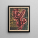 Clown de feu I Clown de feu - Paul Klee — kehystetty taideteos seinällä