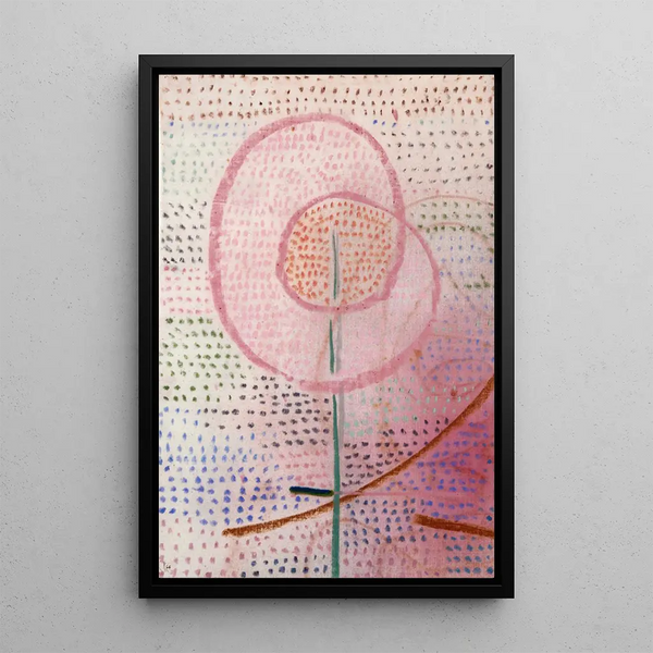 Kukinta - Paul Klee — kehystetty taideteos seinällä