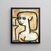 Fille en deuil - Paul Klee — kehystetty taideteos seinällä
