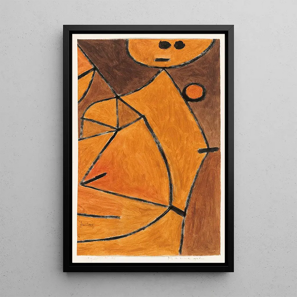 Malli - Paul Klee — kehystetty taideteos seinällä