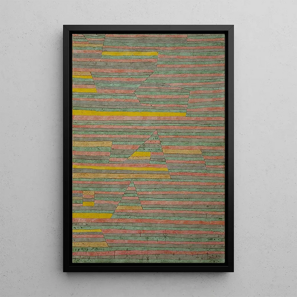 Monuments à G - Paul Klee — kehystetty taideteos seinällä