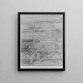 Le vieil homme qui compte - Paul Klee — kehystetty taideteos seinällä