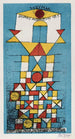 Postikortti juhlan kunniaksi Bauhaus-näyttelyn yhteydessä - Paul Klee — näkymä teoksesta