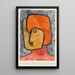 Teeskentelevä kosija - Paul Klee — kehystetty taideteos seinällä